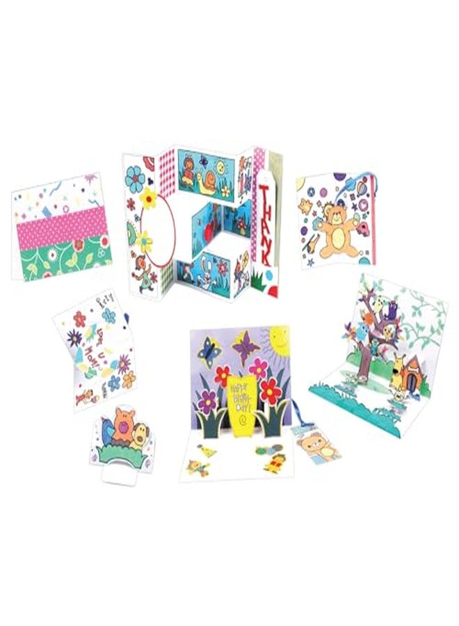 Funskool Handycrafts Funskool Pop Up Greeting Cards Making Kit, DIY Kit, Art and Craft Set for Kids, Learning, Fun & Engaging Activity for Childrens, Multicolour, Gift Set for Kids, Age 7+ Years - Image 3